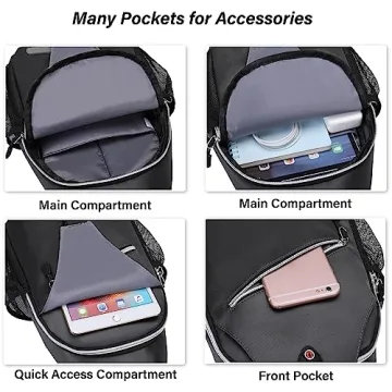 Durable MOSISO Sling Backpack for Travel & Hiking