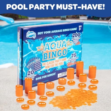 Aqua Pool Bingo Diving Game for Summer Fun & Parties