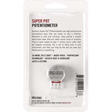 High-Performance Jim Dunlop Super Potentiometer DSP500K