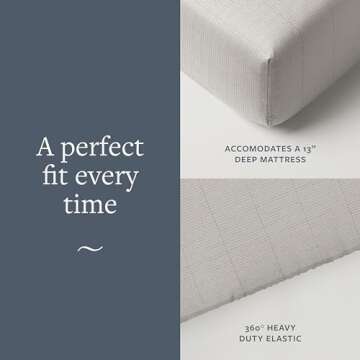 GroundLuxe Organic Fitted Grounding Sheet for King Beds