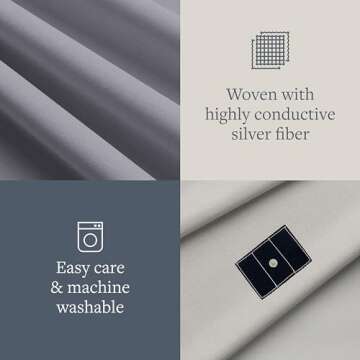 GroundLuxe Organic Fitted Grounding Sheet for King Beds