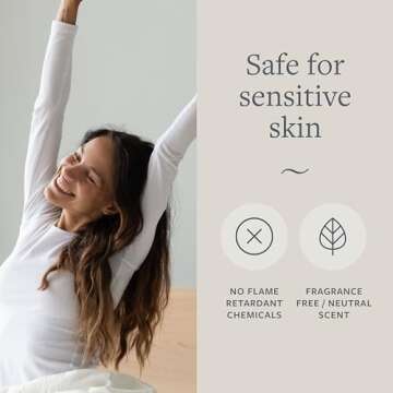 GroundLuxe Organic Fitted Grounding Sheet for King Beds