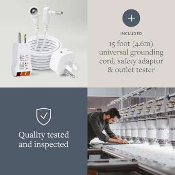 GroundLuxe Organic Fitted Grounding Sheet for King Beds