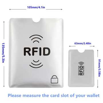 Luumxai RFID Blocking Sleeves Set - Stylish Card Protectors