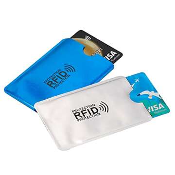 Luumxai RFID Blocking Sleeves Set - Stylish Card Protectors