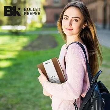 BK UNDATED Yearly Weekly/Monthly Planner 2025-26 Daily Planner Agenda & Personal Organizer to Increase Productivity, Academic Planner w/Sticker Set. A5 (5.8 x 8.3) - Brown Hardcover