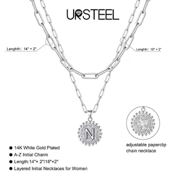 Elegant Silver Layered Necklaces for Stylish Women and Girls