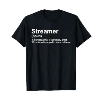 Streamer Live Steam Definition T-Shirt
