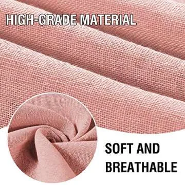 Natural Linen Blended Curtains - Elegant Light Filtering Drapes