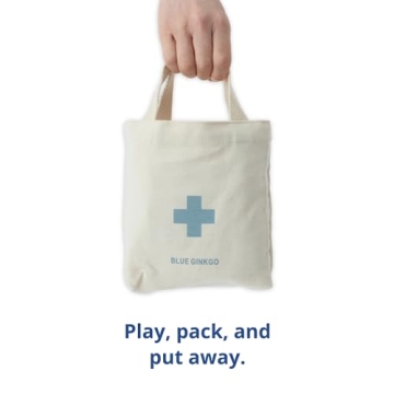 BLUE GINKGO Toddler Doctor Kit 10-Piece Silicone Playset