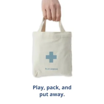 BLUE GINKGO Toddler Doctor Kit 10-Piece Silicone Playset