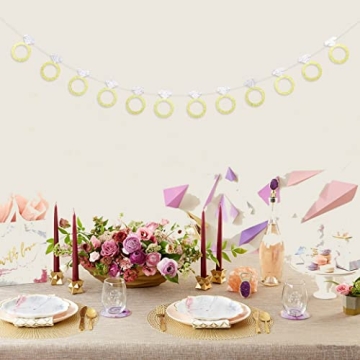 Stunning Bachelorette Party Banner with Diamond Rings