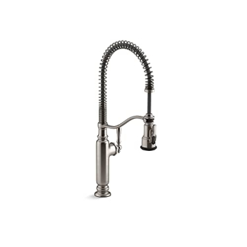 KOHLER Tournant Semi-Professional Pull-Down Kitchen Sink Faucet, Commercial Kitchen Faucet with Pull...