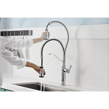 KOHLER Tournant Semi-Professional Kitchen Faucet - Vibrant Stainless