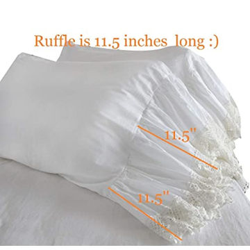 Vintage Farmhouse Crochet Pillowcases Set of 2