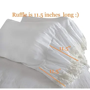 Vintage Farmhouse Crochet Pillowcases Set of 2