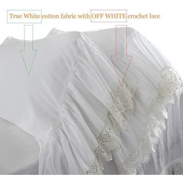 Vintage Farmhouse Crochet Pillowcases Set of 2