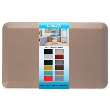 ComfiLife Anti Fatigue Floor Mat - 3/4 Inch Thick for Kitchen & Office