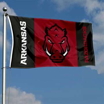 College Flags & Banners Co. Arkansas Hogs College Flag