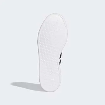 adidas Women's Grand Court Shoe, White/Black/White, 6.5