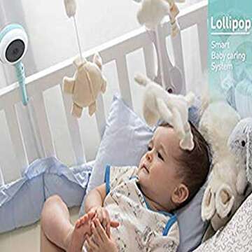 Lollipop Baby Camera - Smart Monitor with True Crying Detection and Night Vision