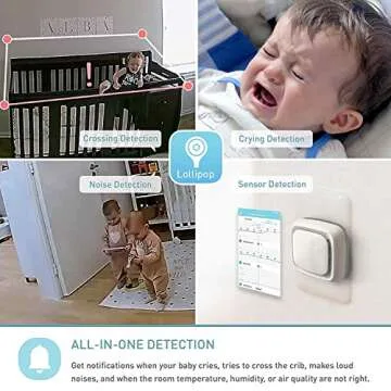 Lollipop Baby Camera with True Crying Detection and Audio Monitoring