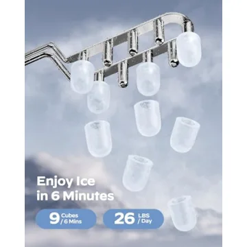 Efficient HOMEZAY Ice Maker: Quick Ice Production