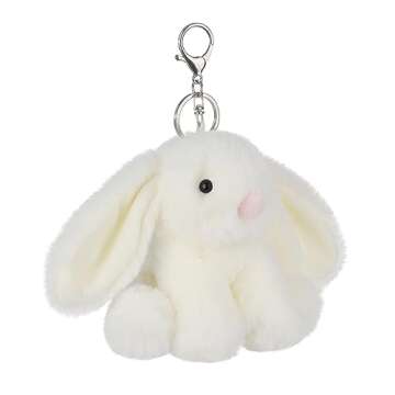 Apricot Lamb Cute Toys Plush Cream Bunny Rabbit Stuffed Animal Soft Keychain for Kids Bag, Purse, Backpack, Handbag (6 Inches)
