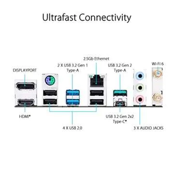 ASUS Z790-P ATX Motherboard with WiFi 6, PCIe 5.0, DDR5, 14+1 Power Stages, 3X M.2, Thunderbolt 4, 2.5Gb LAN