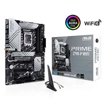 ASUS Z790-P ATX Motherboard with WiFi 6, PCIe 5.0, DDR5, 14+1 Power Stages, 3X M.2, Thunderbolt 4, 2.5Gb LAN
