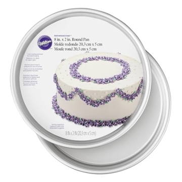 Wilton 8x8 Inch Round Cake Pans for Effortless Baking