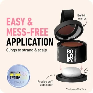 BOLDIFY Hairline Powder Gray Coverage Bald Spot Concealer
