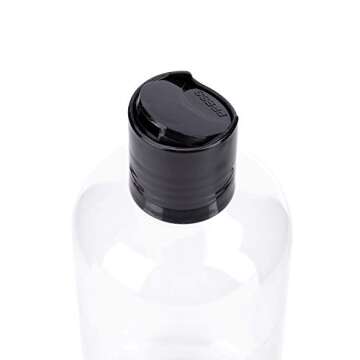 Bekith 16 Pack 8oz Plastic Squeeze Bottles with Disc Cap, Clear Travel Containers For Shampoo, Lotions, Liquid Body Soap, Creams