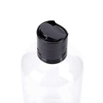 Bekith 16 Pack 8oz Plastic Squeeze Bottles with Disc Cap, Clear Travel Containers For Shampoo, Lotions, Liquid Body Soap, Creams