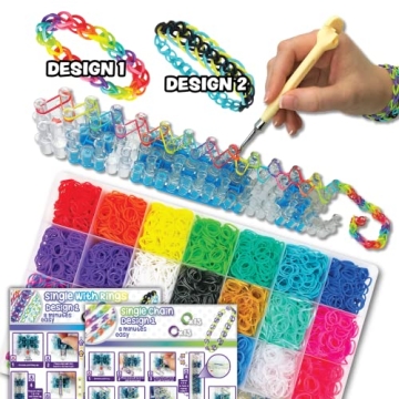Rainbow Loom Mega Combo Set 7000 Bands Organizer Case Gift