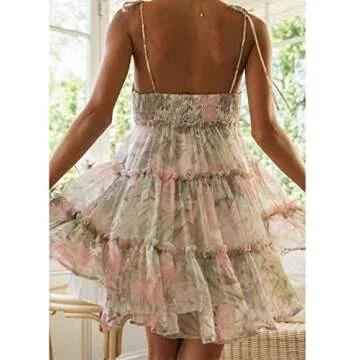 Mansy Floral Mini Dress for Summer - Stylish & Comfortable