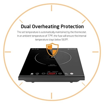 iSiler Induction Cooktop 1800W with Safety Lock Features