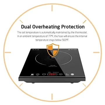 iSiler Induction Cooktop 1800W with Safety Lock Features