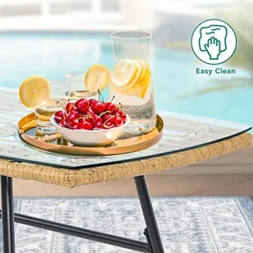 YITAHOME Stylish 4-Piece Patio Furniture Set for Outdoor Living