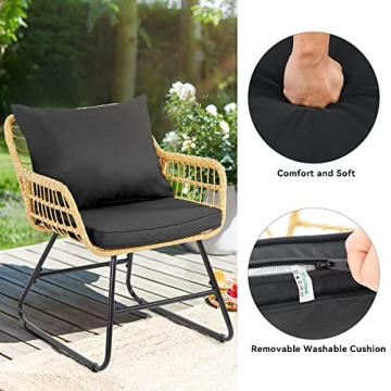 YITAHOME Stylish 4-Piece Patio Furniture Set for Outdoor Living