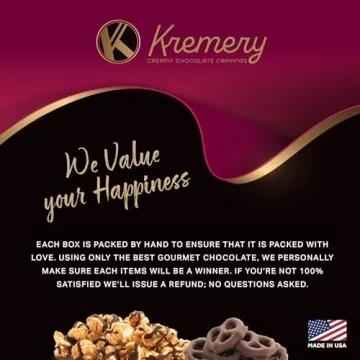 KREMERY Creamy Chocolate Cravings - Holiday Christmas Chocolate Covered Pretzels & Caramel Popcorn Gift Basket in Seagrass Tray + Ribbon Deluxe (3.5 lbs) Xmas Kwanzaa Birthday Sweet Treat Kosher Dairy