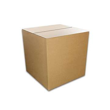 EcoSwift Corrugated Cardboard Shipping Boxes - 100 Pack for Moving & Storage