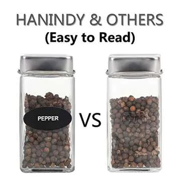 200 Printed Spice Labels for Easy Kitchen Organization