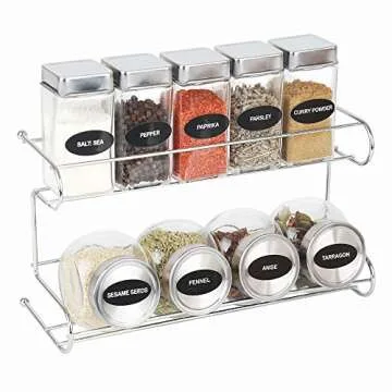 200 Printed Spice Labels for Easy Kitchen Organization