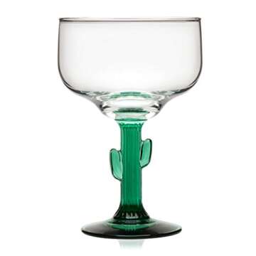 Libbey Cactus Margarita Glasses Set for Fun Gatherings