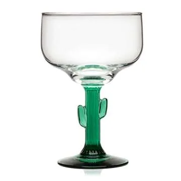 Libbey Cactus Margarita Glasses Set for Fun Gatherings