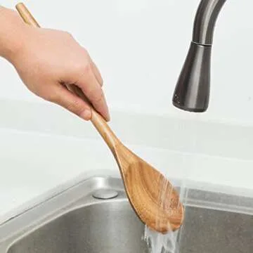 MornHalo Premium Acacia Wooden Cooking Spoons set