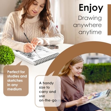iBayam Premium Sketchbook for Artists - 9" x 12"