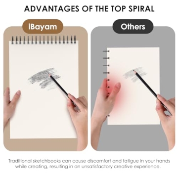 iBayam Premium Sketchbook for Artists - 9" x 12"