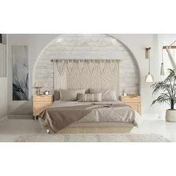 STHOUYN Boho Nightstand Set of 2 - Stylish & Practical